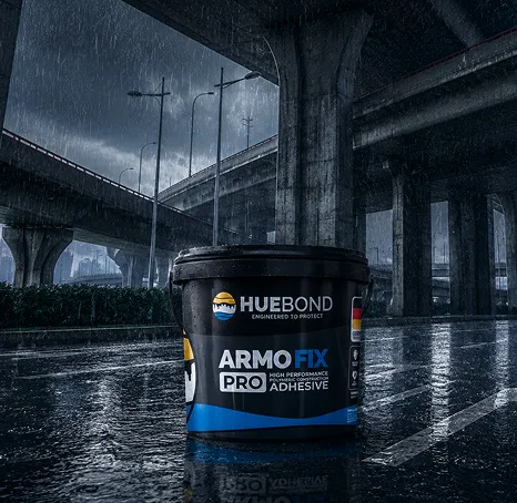 Huebond armofix product under bridge